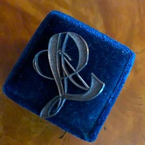 Ornate Silver Brooch